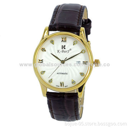 Vintage Gold World Watch, Gold Bezel, Quartz Movement, Diamond Surface